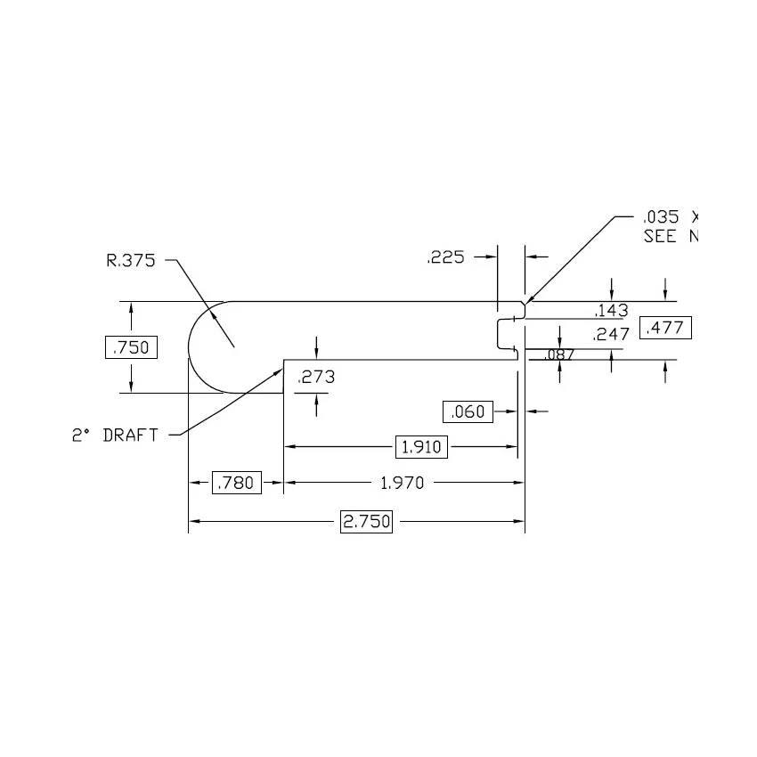 1060-prefinished-red-oak-hardwood-7-16-in.-thick-x-2.75-in.-wide-x-78-in.-length-stair-nose-2.webp Prefinished Red Oak Hardwood 7/16 in. Thick x 2.75 in. Wide x 78 in. Length Stair Nose