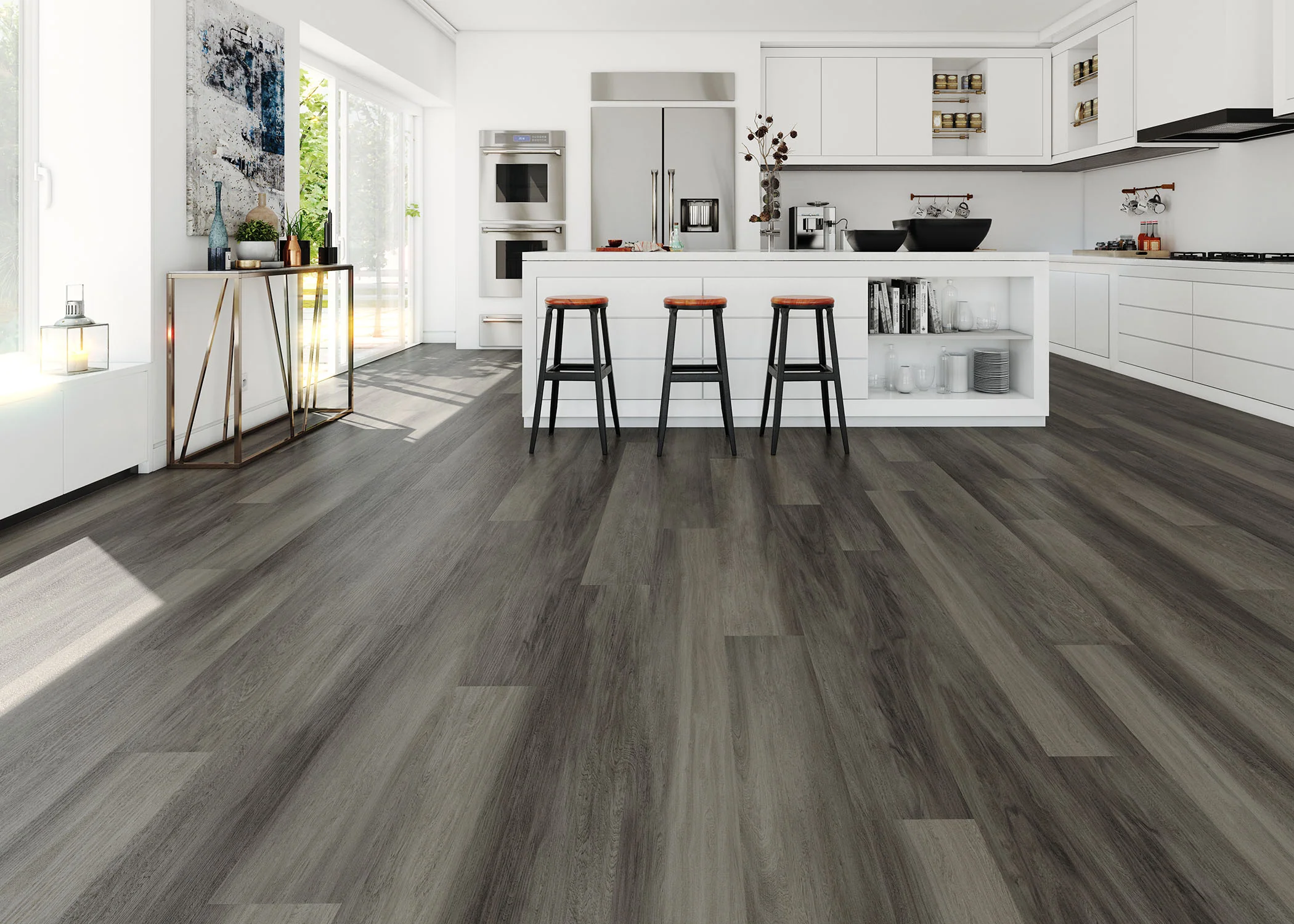 1442-6mm-w-pad-stormy-glen-oak-waterproof-rigid-vinyl-plank-flooring-7.56-in.-wide-x-60-in.-long-2.webp 6mm w/pad Stormy Glen Oak Waterproof Rigid Vinyl Plank Flooring 7.56 in. Wide x 60 in. Long