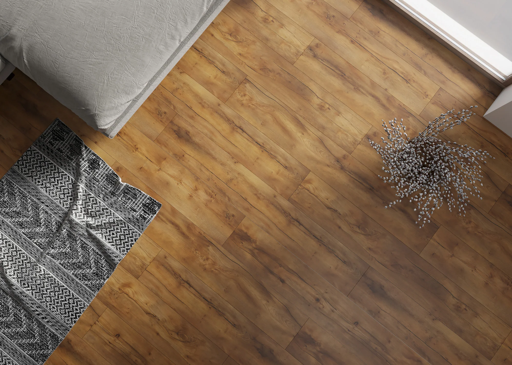 1464-10mm-amber-crest-oak-w-pad-water-resistant-laminate-flooring-8.03-in.-wide-x-48-in.-long-4.webp 10mm Amber Crest Oak w/ pad Water-Resistant Laminate Flooring 8.03 in. Wide x 48 in. Long