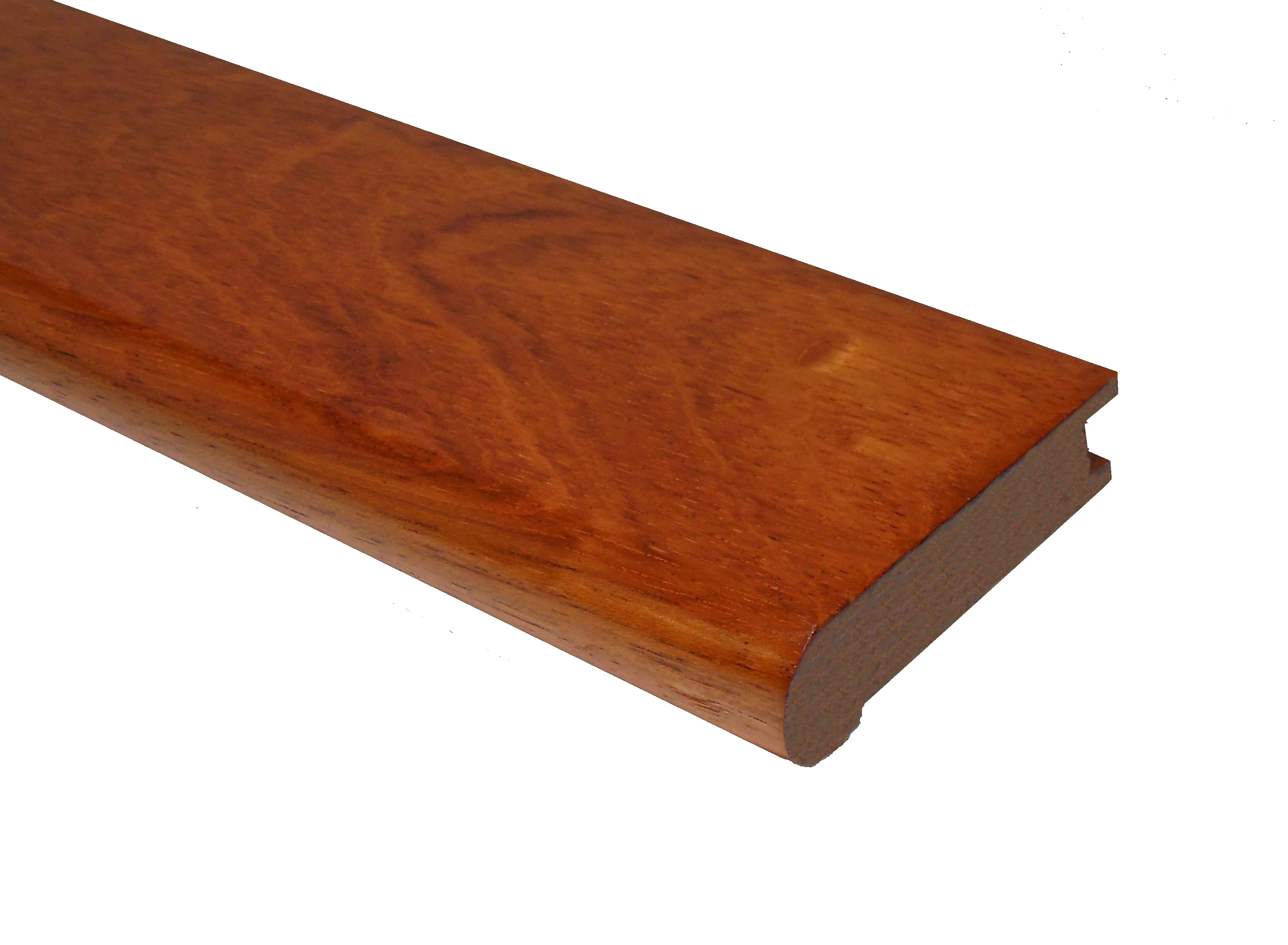 1750-prefinished-brazilian-cherry-3-4-in.-thick-x-3.13-in.-wide-x-6.5-ft.-length-stair-nose-1.webp Prefinished Brazilian Cherry 3/4 in. Thick x 3.13 in. Wide x 6.5 ft. Length Stair Nose