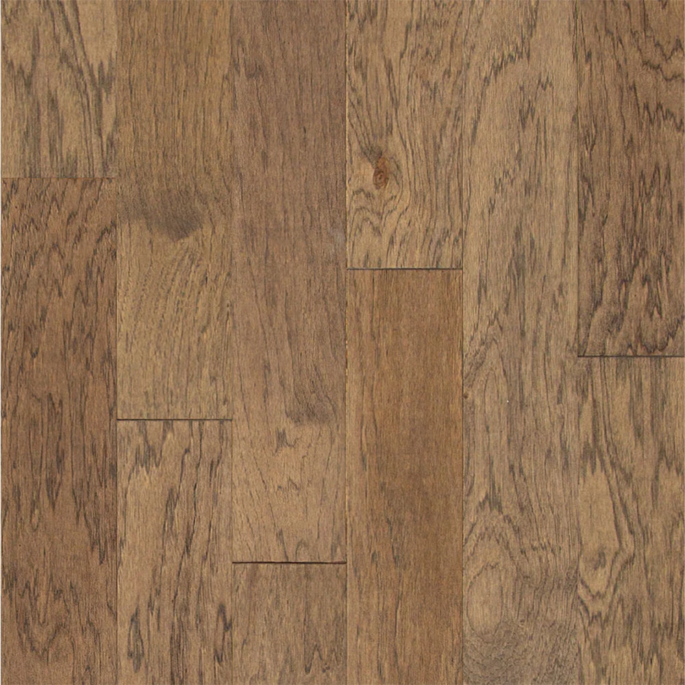 3/8 in. Shadow Valley Hickory Quick Click Prefinished Engineered Hardwood Flooring 5.38 in. Wide