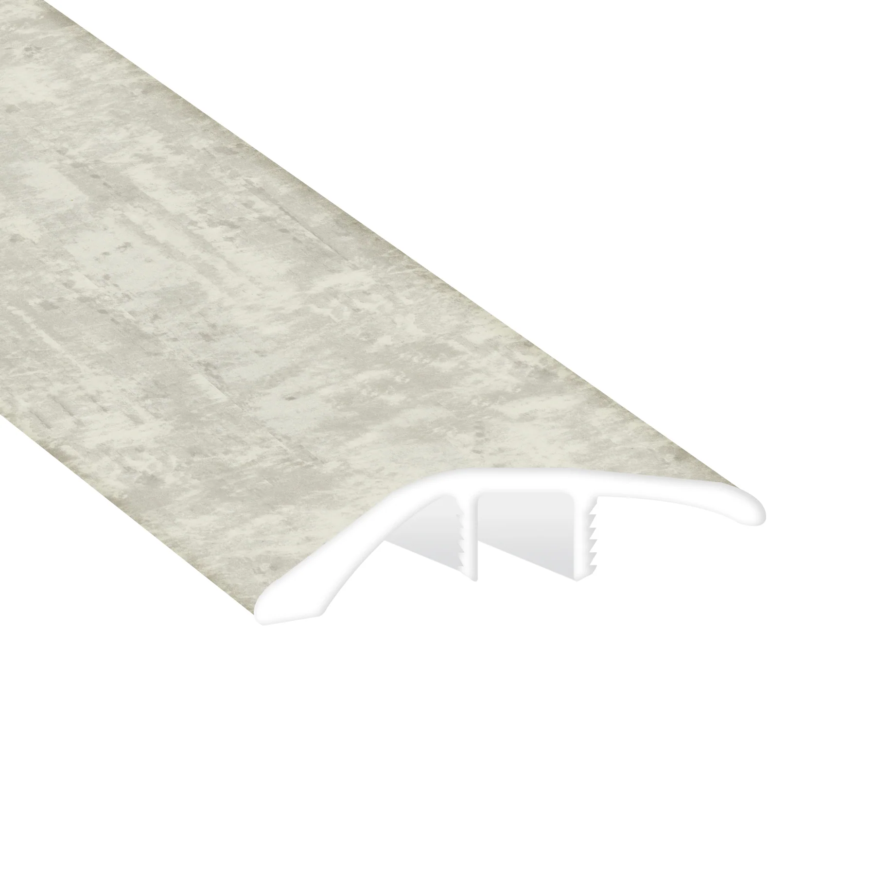 Quilted Gray Tile Laminate Waterproof 1.89 in wide x 7.5 ft Length Low Profile Reducer