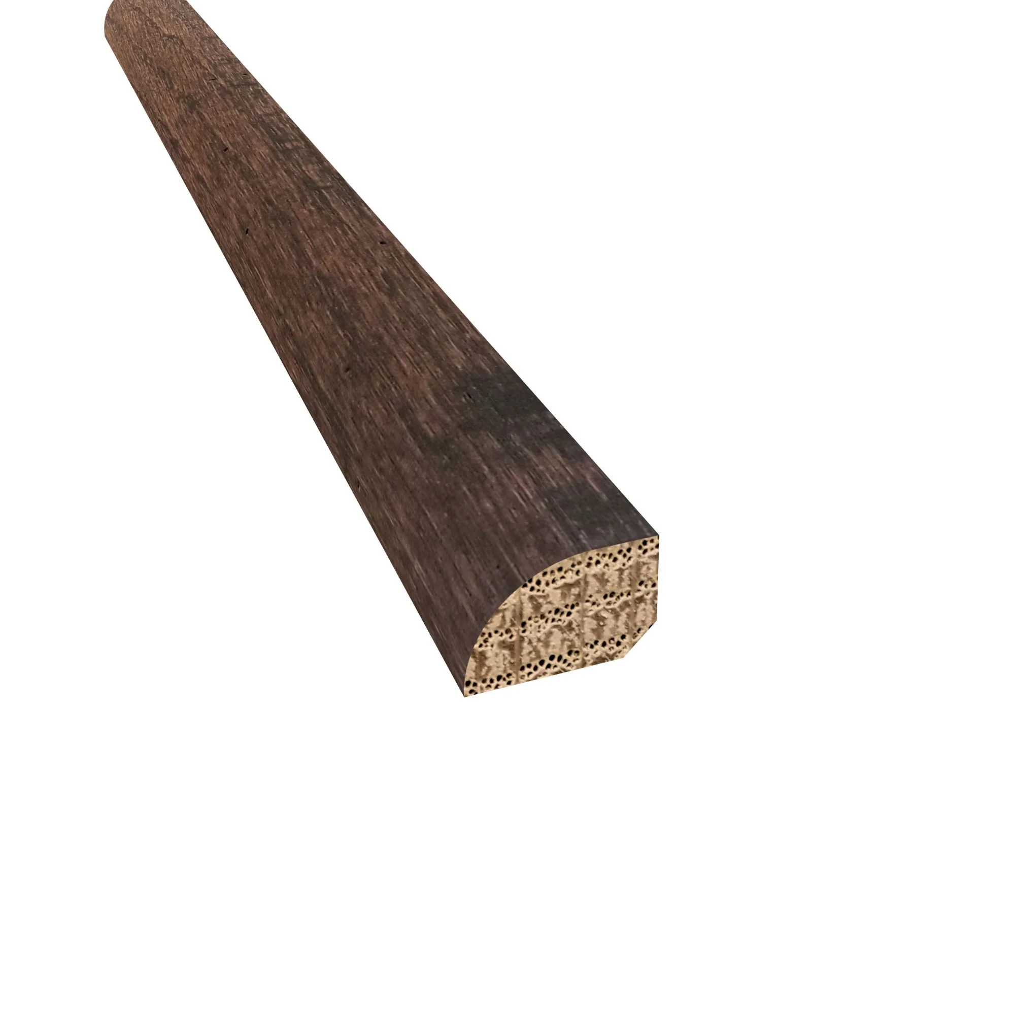 Prefinished Pioneer Leather Oak 3/4 in. Tall x 0.5 in. Wide x 6.5 ft. Length Shoe Molding