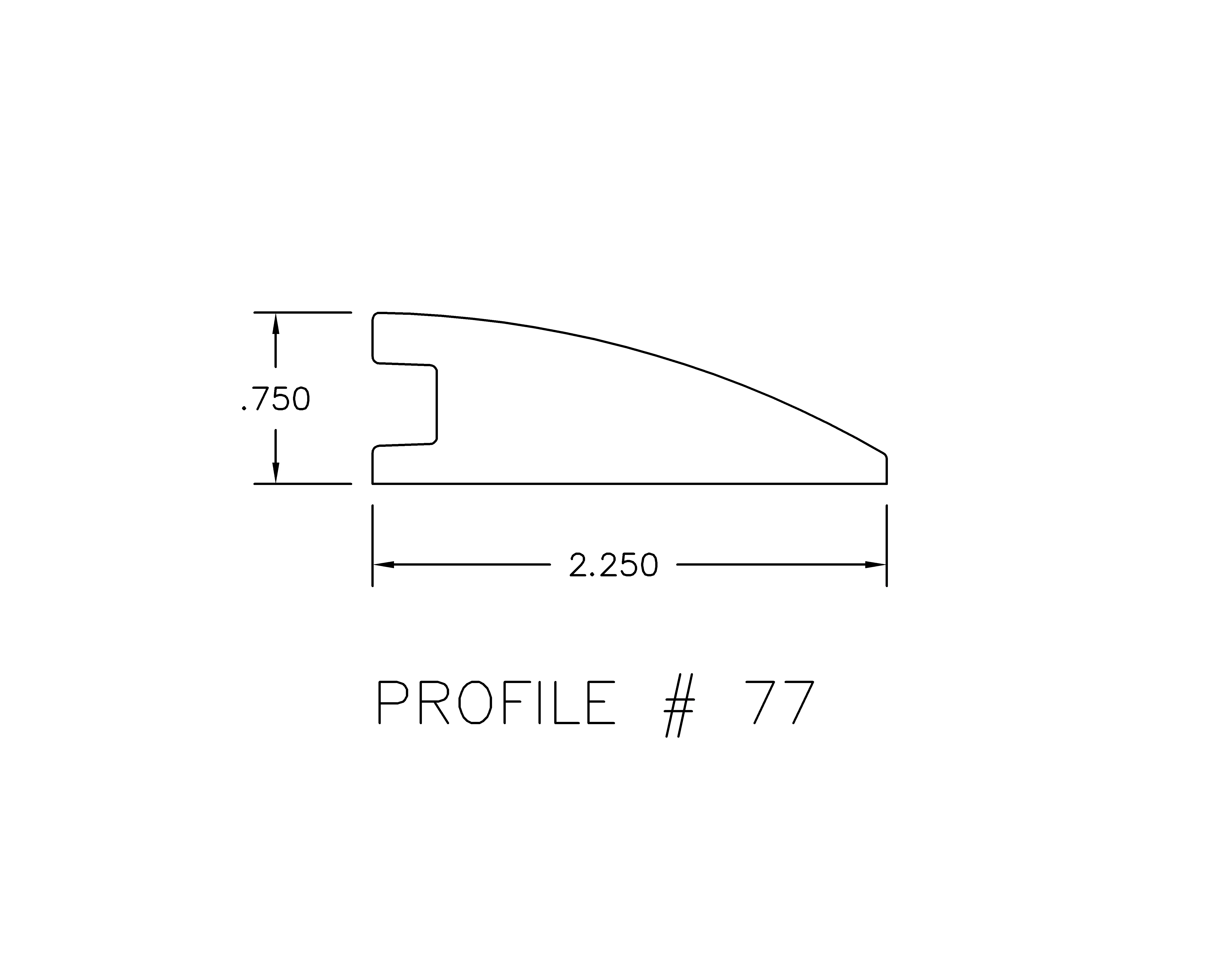 Prefinished Pioneer Leather Oak 2.25 in. Wide x 6.5 ft. Length Reducer