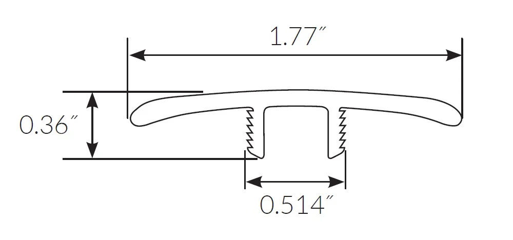 3814-goldfinch-oak-hybrid-resilient-waterproof-1.77-in-wide-x-7.5-ft-length-low-profile-t-molding-2.webp Goldfinch Oak Hybrid Resilient Waterproof 1.77 in wide x 7.5 ft Length Low Profile T-Molding