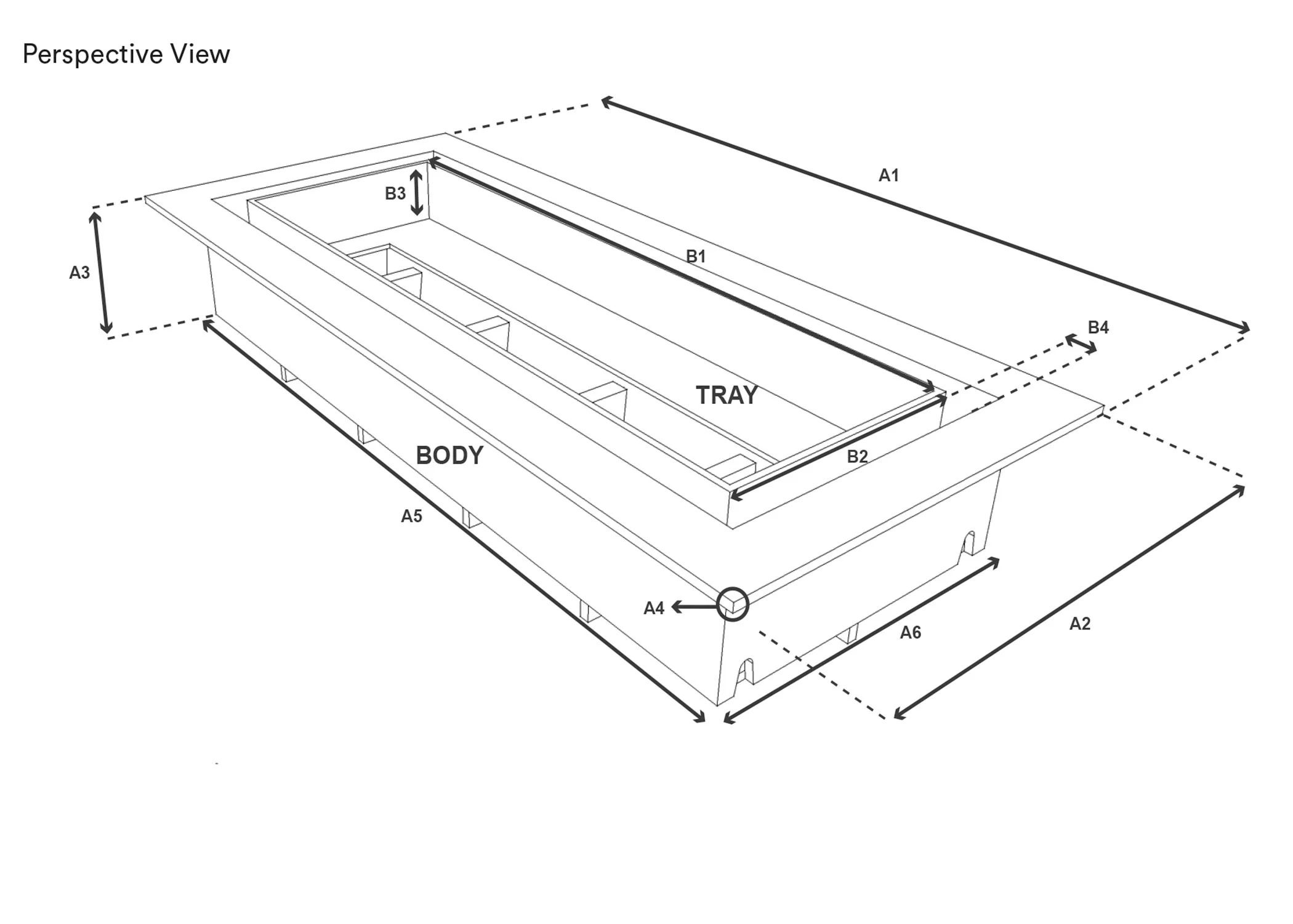 4"x10" Framed ABS Resin Matte Black Floor Register