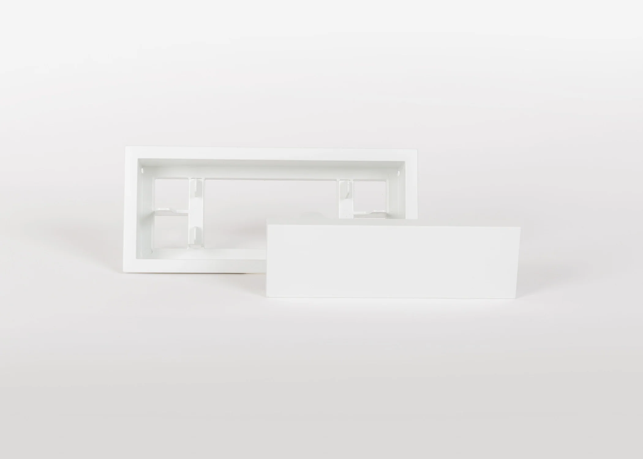 449-4-x10-framed-abs-resin-white-wall-ceiling-register-3.webp 4"x10" Framed ABS Resin White Wall/Ceiling Register
